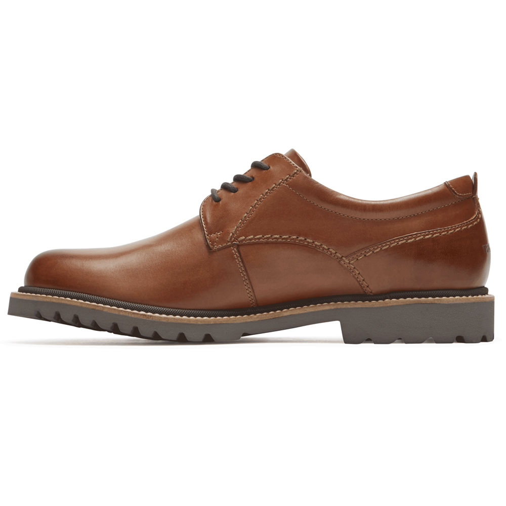 Rockport Mens Marshall Plain Toe - Oxfords Brown - XHU082435